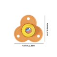 thumbnail image 3 of 4 ruedas para muebles, rueda universal adhesiva para electrodomésticos (naranja) Tmvgtek Libre de BPA, 3 of 3