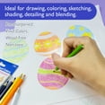 thumbnail image 3 of BAZIC 12 Mini Colored Pencils, Set for Art Drawing Sketching, 24-Pack, 3 of 9