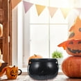 thumbnail image 4 of Decoración temática de Halloween: Cubo de bruja de plástico (negro), 4 of 8