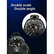 Electronic Navigation Compass Pivot Compass For Marine Marines Camping Gear With Magnetic Deflection Angle Adjustment, Used In Cars And Ships