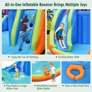 Infans Bountech 6 in 1 Inflatable Dual Slide Water Park Climbing Bouncer Without Blower