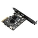 thumbnail image 4 of Tarjeta PCIE Computadora PCIE 3.0 a USB3.0 Velocidad de transferencia de 10 Gbps Tarjeta de expansión de interfaz completa PCIE, 4 of 5