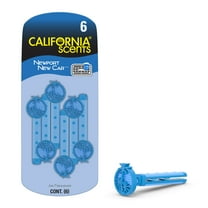 California Scents New Car Vent Stick Car Air Freshener - 6 Count