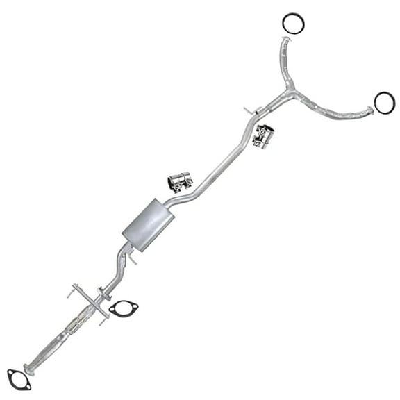 Flex Pipe and Muffler Assembly Exhaust System Kit Fits 2009-2012 Mazda CX-9 3.7L - Direct Fit