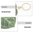 thumbnail image 3 of Luxshiny Cute Keychain Key Holder Green PU 1Pack For Office And School, 3 of 8