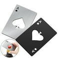 thumbnail image 4 of Travelwant Poker Card Bottle Opener Wallet Size Stainless Steel - Ace Card Bottle Opener Playing Cards - Beer Bottle Opener - Good Gift For Him, 4 of 8
