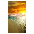 thumbnail image 2 of Design Art - une Plage Incroyablement Colorée avec des Empreintes de Pas, 2 of 4