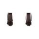thumbnail image 4 of Seitruly Extensión de peluca de cola de caballo, pelucas sintéticas realistas de fibra larga de alta temperatura, peluquín resistente al Marron oscuro 48 cm largo 2piezas, 4 of 6