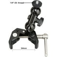 thumbnail image 5 of CAMVATE Articulating Magic Super Clamp Crab Pliers Clip with 1/4"" 360 Degree Ball Head Mount, Black Knob, 5 of 5