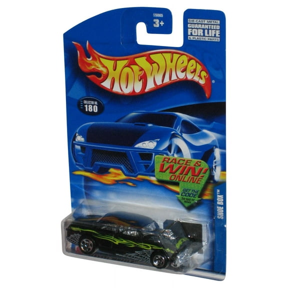 Hot Wheels Shoe Box (2002) Mattel Black Die-Cast Toy Car #180