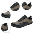 thumbnail image 5 of Mostsola Mens Sneakers Fashion Anti-Slip Lace up Barefoot Walking Shoes Comfort Low Top Flats Shoes, 5 of 8