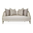 thumbnail image 3 of Michael Amini Malibu Crest Loveseat - Cloud White/Chardonnay, 3 of 16