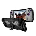 thumbnail image 1 of Carcasa de consola de TPU suave anticaída con soporte para ASUS Rog Ally (negro), 1 of 9