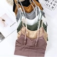 thumbnail image 4 of deportivo acolchado sin costuras Chaleco Ropa interior cómoda para mujeres, llena de durabilidad y elasticidad, agradable para la p Jengibre Yinane mujeres sujetadores deportivos, 4 of 6