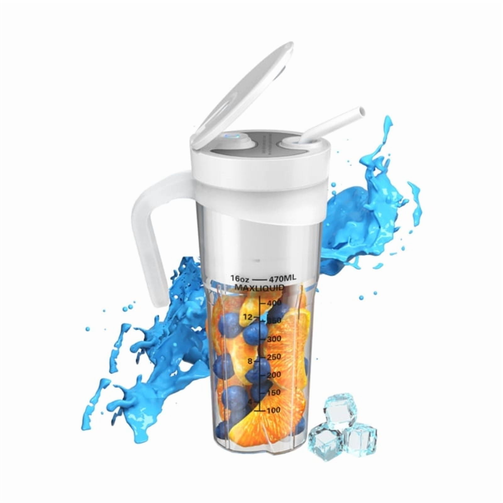 Portable Rechargeable Personal Blender for Shakes Smoothie 16Oz Mini Juicer Cup