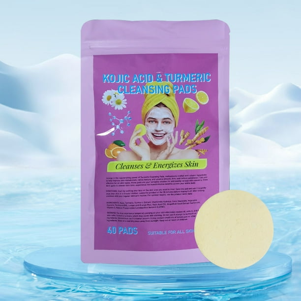 Almohadillas limpiadoras de cúrcuma y ácido kójico Ndcxsfigh 40 Uds exfoliantes