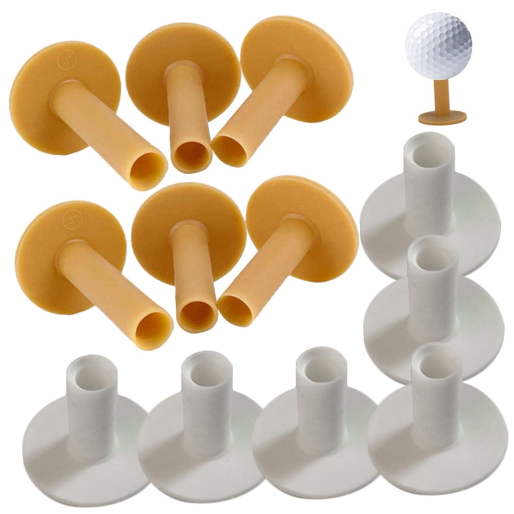 FONDOTIN 20Pcs Professional Golfs Tees Rubber Holders with Wear Resist High Grade Material for Consistent Swing