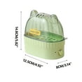 thumbnail image 4 of Outoloxit Automatic Shut-Off Egg Cooker Steamer for 2 Eggs, Portable Mini Breakfast Machine for Home, Dorm, Office & Travel, 360° Rapid Even Heating Egg Maker, 4 of 8