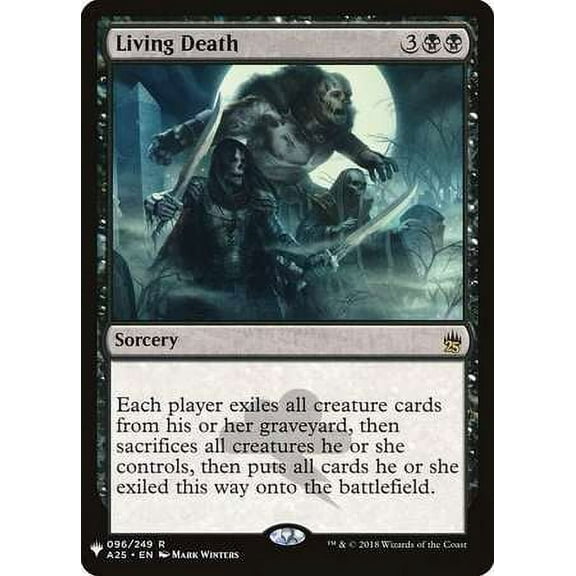 MtG Mystery Booster / The List Rare Living Death #96