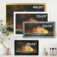 thumbnail image 4 of Designart 'The Sea Cave At Sunset With The Man Walking In' Nautical & Coastal Framed Art Print, 4 of 4