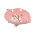 thumbnail image 2 of Hamster Food Bowl Small Pet Feeding Bowls for Pet Owners Ceramic Pink Color Feeding Function 1Set, 2 of 4