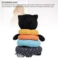thumbnail image 3 of Stacking Toys for Babies, Colorful Soft Safe Plush Stacking Toy Comfortable  for Toddlers, 3 of 7