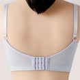thumbnail image 5 of Elainilye Fashion Breast Feeding Bras for Women Gathering Bra Pregnant Underwear During Pregnancy Front Closure Bra Everyday Bras,Blue, 5 of 5