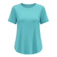 thumbnail image 7 of OGLCCG Women's Open Back Workout Tops Short Sleeve Quick Dry Athletic Shirts Moisture Wicking Gym Yoga Tee for Running Exercise, 7 of 7