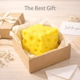 thumbnail image 2 of Squeezy Cheese Block , Slow Rising Realistic Cheese Block Squishy Toy, Soft Stress Relief Toys, Cute Squeeze Original Sensory / Fidget Novelty Toy and Gift for Kids and Adults, 2 of 8