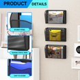 thumbnail image 4 of Organizador de archivos de pared GDINDINFAN de malla con 3 compartimentos, 4 of 7