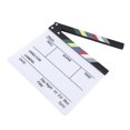 thumbnail image 1 of Film Clap Board Director Filming  Board Clapboard Photo Prop For Decoration, 1 of 8
