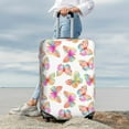 thumbnail image 7 of Pofeuu colored butterflies Print Luggage Suitcase Cover Protector Luggage Washable Covers Aesthetic for 18/24/28/32 inch Luggage（No luggage included）-X-Large, 7 of 7