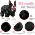 thumbnail image 5 of GASTROPOD Dog Coat, Waterproof Dog Jacket for Winter, Fullbody Dog Coats Snowsuit, Windproof Puppy Down Jacket Coat, Fleece Winter Vest for Dogs, Cold Weather Dog Coats for Small Dogs, 5 of 7