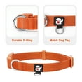 thumbnail image 4 of azuza 3 Pack Fall Dog Collars Comfortable and Adjustable Nylon Dog Collars for Puppy Small Dogs, XS (8-12inch)?Ginger Yellow, Rust Orange and Latte Brown, 4 of 6