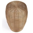thumbnail image 1 of Mesa auxiliar Butler Bellarose de metal dorado con forma de tambor de 48 cm, 1 of 9
