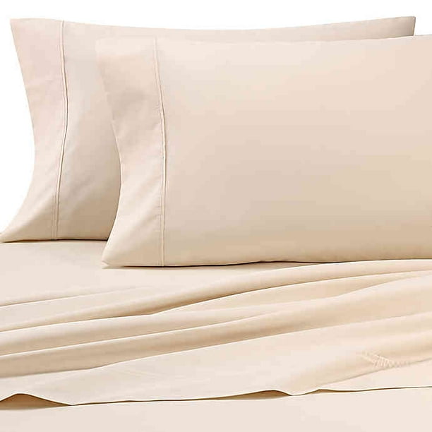 HEARTLAND HOMEGROWN 325THREADCOUNT COTTON PERCALE KING FLAT SHEET IN