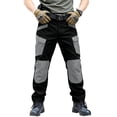 thumbnail image 4 of Evdexr Mens Cargo Pants Quick Dry Waterproof Straight Leg Trousers with Mutil Pockets 2026 Fall Casual Work Joggers Relaxed Fit Solid Color Pant XL, 4 of 5