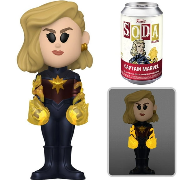 The Marvels Captain Marvel Funko Soda Vinyl Figure