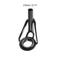 thumbnail image 2 of 2.6mm Tube Dia Stainless Steel Fishing Rod Tips Repair Kit Ring Guide, 3 Pack, 2 of 6