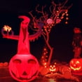 thumbnail image 4 of MTFun Inflatable Ghost Pumpkin Light Remote Control Halloween inflatable Ghost Blow-up Halloween Light Outdoor Terror Scary Props for Holiday Party Yard Garden Lawn, 4 of 7