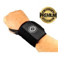 thumbnail image 6 of Wrist Wraps (Professional Quality) Powerlifting, Bodybuilding, Weight Lifting Wrist Supports for Weight Training - Solid Black, 6 of 9