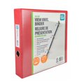 thumbnail image 3 of Pen + Gear 1.5" Deluxe View Vinyl Binder, O-Ring, RED, 3 of 4