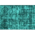thumbnail image 1 of Ahgly Company Machine Washable Indoor Rectangle Oriental Turquoise Blue Industrial Area Rugs, 7' x 9', 1 of 4