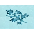 thumbnail image 1 of Ahgly Company Indoor Rectangle Patterned Electric Blue Area Rugs, 4' x 6', 1 of 6