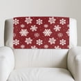 thumbnail image 2 of TSOVTHRID Snowflake Red Print Recliner Headrest Protector, Anti-Slip Waterproof Head Rest Cover, PU Leather Recliner Headrest Cover for Sofa,Office Chair Christmas Decor 17x27 in, 3 PCS, 2 of 7