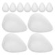 thumbnail image 4 of GOOHOCHY 50 capullos de espuma blanca para manualidades - Para proyectos de bricolaje - Decoración floral para bodas - Arreglos florales para San Valentín - Suministros para esculpir, 4 of 8