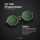 thumbnail image 4 of Gafas de sol KALIYADI redondas polarizadas retro de metal UV400 47 mm, 4 of 7