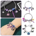 thumbnail image 2 of Charm Bracelets with Beads Adjustable Chain for Stuff Cosplay Costume Outfit Fan Gift, 2 of 5