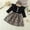 Black, variant on SDJMa Girls and Toddlers' Dress Infant Toddler Baby Girls Long Sleeve Floral Leopard Print Dress Headband Two Piece Set