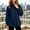 Navy women fleece sweatshirt long sleeve a1, variant on Bzdzmqm Women Fall Winter Fleece Sweatshirts Long Sleeve Zipper Drawstring Pullover Tops Cozy Warm Basic Solid Cardigan Casual Outfits for Work Travel Daily Wear, Black XL